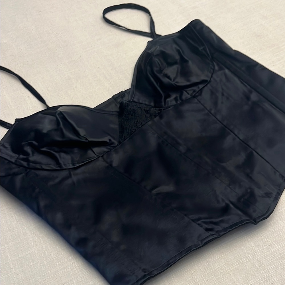 NWT satin corset